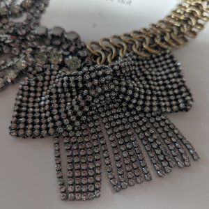 Vintage Stella Dot Bow Collar Statement Necklace